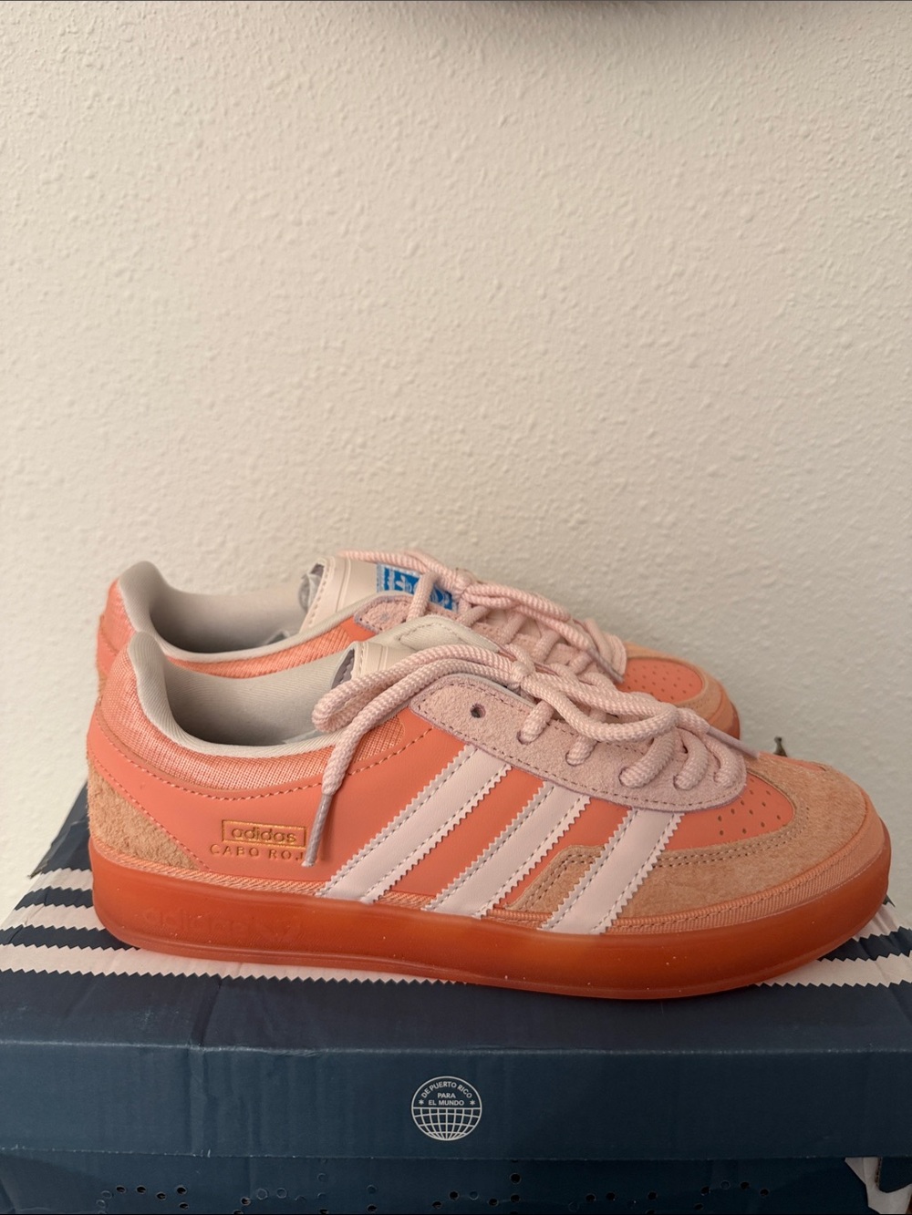NIB adidas Bad Bunny Cabo Rojo Gazelle Shoes